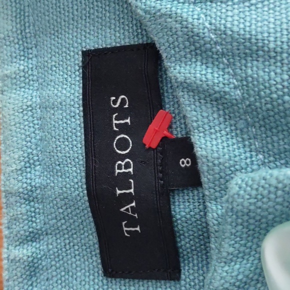 Talbot sz 8 Blue linen jacket - Picture 3 of 5